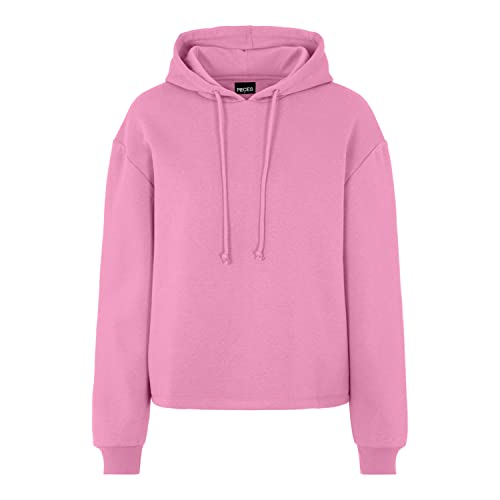 PIECES Damen Pcchilli Hoodie Noos Bc Kapuzenpullover, Begonia Pink, M