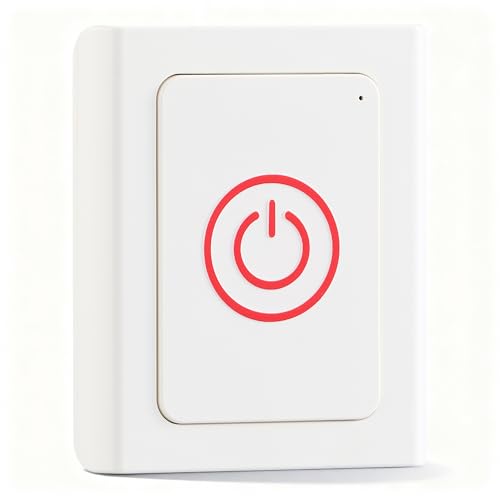 Image of ZUMI Garage Door Opener Remote, 433.92MHz Multicode Gate Opener Wall Console, Wireless Wall Mounted Control with 328ft Range, Compatible with All ZUMI Gate Garage Door Openers