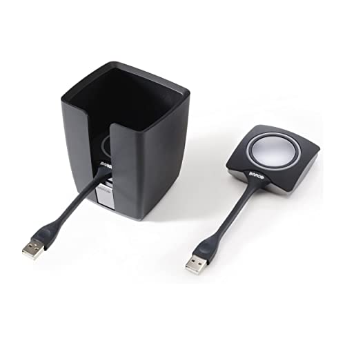 Barco ClickShare Tray and 2 ClickShare Buttons, Value Pack — Stylish Tray for a Clutter-Free Meeting Room, USB-A Buttons for ClickShare Wireless Display Presentation Systems, Video Conferencing System