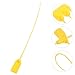 TOPPERFUN 500pcs Yellow Plastic Tamper Proof Seals Security Tags Waterproof Shipping Bag Seals Disposable Anti-Tamper Locks for Apparel and Industrial Use