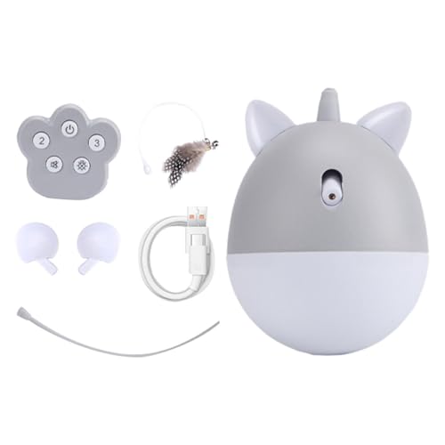 Automatic Interactive Cat Toy, Rotating Cat Toy, Interactive Cat Toy for Indoor Cats, Smart Cat Toy, Scratch-resistant Interacti