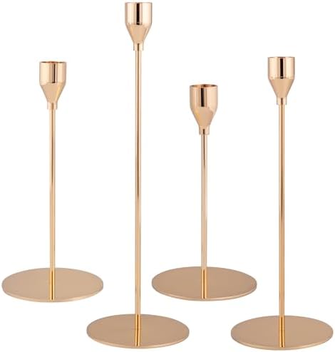 MAGICLULU 2er Set Draht Kerzenhalter - Kreative Teelichtständer Aus Eisen - Tischdeko Für Wohnzimmer & Esszimmer