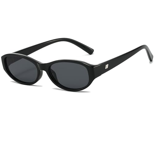 Lunettes de soleil ovales rétro pour masquer la fatigue avec style