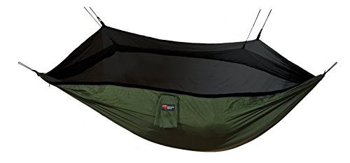 Eastern Ridge Bug Free UltraLight Portable Durable Parachute Camping Hammock With Bug Net Hanging Line