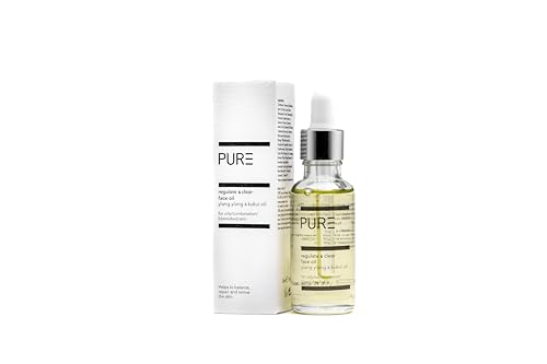 Breakout Clearing Face Oil for Oily Blemished Skin, Calms Redness & Inflammation, Kukui, Vitamin E, Frankincense & Lavender