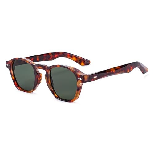 Image of Gleyemor Fashion Sunglasses for Men Women Tortoise Shell Sunglasses Trendy Unisex Style UV400 Protection Shades