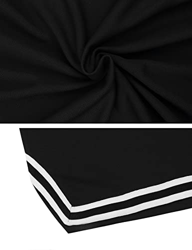 Litherday Shorts Herren Sportshorts Kurz Hosen Streifen Jogginghose Sommer Traininghose mit Taschen Elastischer Bund und Atmungsaktive Shorts zum Fitness, Running, Gym, Basketball – Bild 6