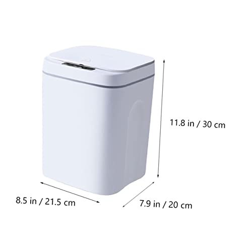 Bote de basura inteligente Happyyami con sensor y tapa USB miniatura 2