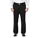 Haggar Men's Big-Tall Cool 18 Hidden Expandable Waist Plain Front Pant,Black,46x32