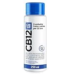 CB12 Collutorio Quotidiano, Senza Alcol, Combatte Alito Cattivo, Effetto 12 Ore, con Fluoruro, Senza Alcool, 250 ml