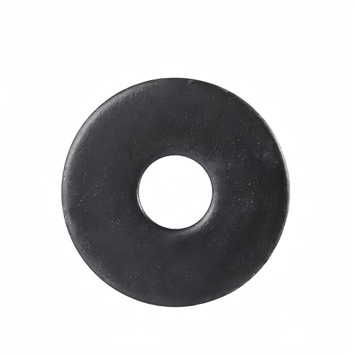 M8 Carbon Steel Flat Washer, Black Oxidized Alloy Steel, 8.8 Grade Metal Flat Washer, 8mm ID, 16mm OD, 1.5mm Thickness, 200Pcs