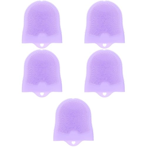 Brosses exfoliantes en silicone Housoutil lot de 5 pour le visage