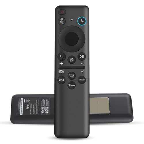 Image of 2023 BN59-01432A Solar Voice Replacement for Samsung Remote Control Smart TV with Rechargeable Solar Cell, Compatible with Samsung Neo QLED 8K HDR Ultra HD Smart TVs, VG-TM2360E
