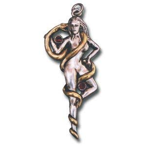 Colliers de charme Daênâ pendentif gothique fantasy avec Swarovski