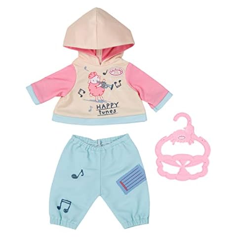 Baby Annabell 706565 Jogging Suit Cosy Two-Piece Outfit to Fit Little 36cm Dolls-Suitable for Children Aged 1+ Years-Includes Hoody, Trousers and Clothes hanger-706565 Cover