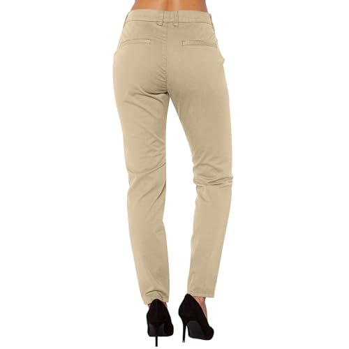 Women's Stretch Uniform Work Pant Skinny Basic Chino Pants Fashion Ladies Lounge Business Office Trousers3