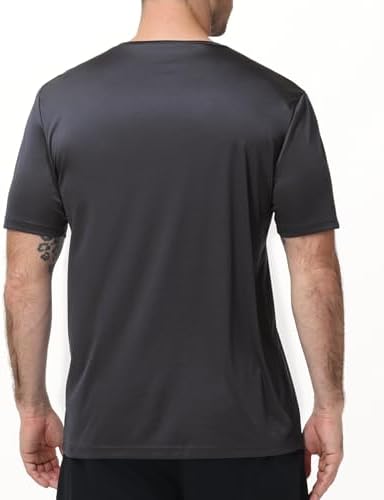 ZITY Classic Tshirt for Men- UPF 50+ Sun Protection 5 Pack Men's Rash Guard Short Sleeve Moisture Wicking Athletic Shirts Z04 XL - 2