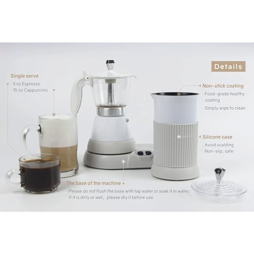 Cafetera Espresso Automática con Espumador 15 oz miniatura 5
