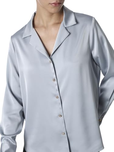 Image of ONLY Women Solid Cuban Collar Casual Shirt