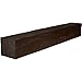Ekena Millwork MANURW06X08X48BM Riverwood Faux Wood Fireplace Mantel, 6"H x 8"D x 48"W, Burnished Mahogany