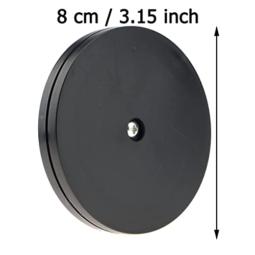 Meiwlong 3.15 Inch Lazy Susan Rotating Heavy Stand Swivel Turntable For Organizer Bins Potted Plants Spice Cabinets Crafts Table Lamps Model Base Window Display #TOP1