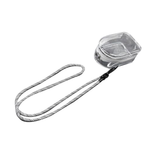 Transparent Crossbody for Essentials Accessories Adjustable Shoulder Strap Compact Carrier for Travel Gym Daily Use Clear Crossb