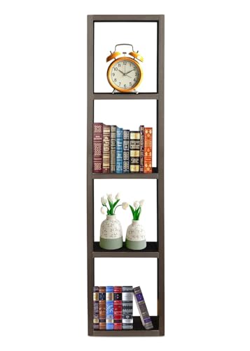 Image of SBF Furniture Engineered Wood Bookshelf Storage Shelve for Books Storage Book Rack Bookcase for Home Furniture|Cabinet Shelves for Office (5 Shelf) (Brown) DIY(Do-It-Yourself)
