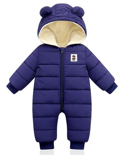 Barboteuse à capuche cadeau naissance | Grenouillère hiver bébé mixte pour liste de Noël