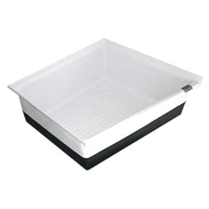 ICON 00463 Shower Pan SP200-24″ x 23″ x 10″, Polar White