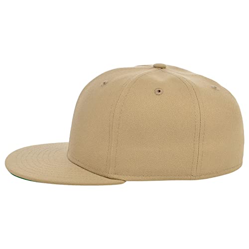 Image of Lids Blank Premium Full Court w /Colored Under Visor Fitted Cap