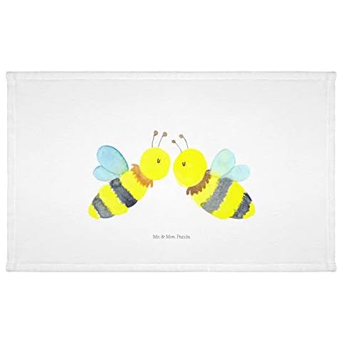 Mr. & Mrs. Panda 50 x 100 Handtuch Biene Liebe - Geschenk Cover