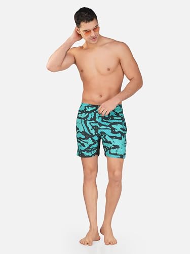 Image of NEVER LOSE Mens 5 inch Swim Trunks with Zipper Pockets Quick Dry Beach Board Shorts for Men Swimsuit Swimwear with Mesh Lining