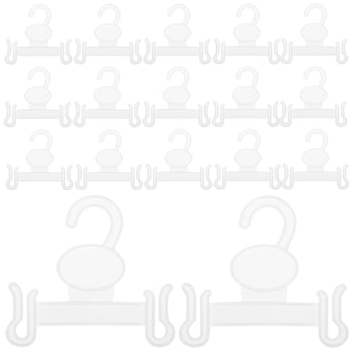 MUCKLILY 100pcs Plastic Shoe Drying Hooks for Retail Display Space-Saving Sandal and -Flop Hangers Shoe Rack Organizers for Closets and Stores