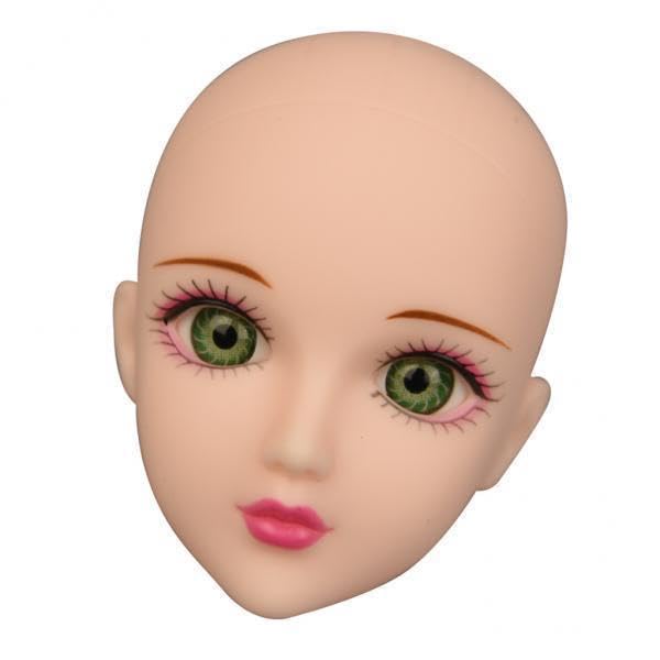 ATORSE 2x1/6 Ball-Jointed Doll Girl Head Sculpt for BJD Doll Body Parts Green Eyes-image-42