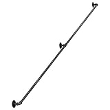 【Taille】 30cm-600cm (1cm = 0.032ft) multi-taille à choisir pour s'adapter n'importe où dans votre maison。Distance du mur: 7cm, Diamètre du tube: 3.2cm。(Nécessite une taille personnalisée, veuillez nous contacter par e-mail).