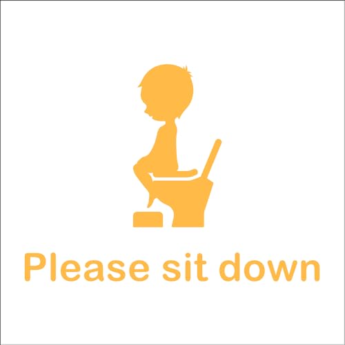 kazuwa design �L���[�g�ȁuPlease sit down�v�T�C���X�e�b�J�[ �g�C���g���[�j���O �g�C���}�i�[ �����V�����֎~ �������֋֎~ �T�C�� �}�[�N �j�q�������Ďg���� �V�b�g�_�E�� sitdown �s�N�g�O���� �s�N�g�T�C�� �X�e�b�J
