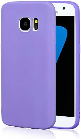 technext020 Galaxy S7 Purple Case, Galaxy S7 Case Silicone Protective Back Cover Slim Fit Samsung Galaxy S7 Bumper