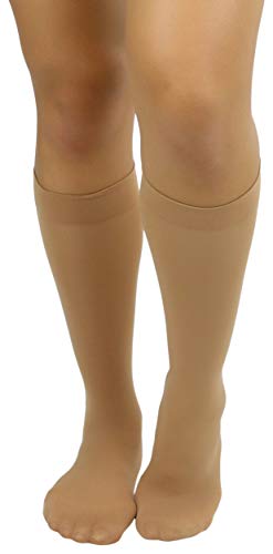 Image of ToBeInStyle Womens Pack of 6 Knee High Trouser Professional Socks