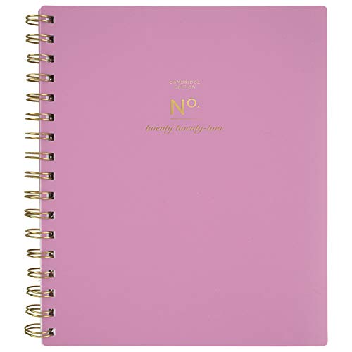 2022 Weekly & Monthly Planner By Cambridge, 7" X 8-3/4", Medium, Workstyle, Pink (1575P-805) #TOP11