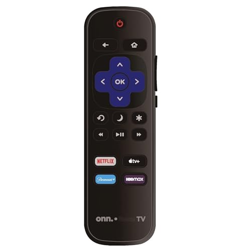 Image of OEM Replacement Remote Control Compatible with All ONN. Roku Smart 4K Ultra TVs【Only Works with Onn. Roku TV, Not for Stick and Box】 (Netflix /Apple TV+ /Paramount+ /HBO Max)