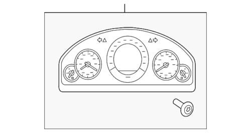 Mercedes-Benz Genuine Remanufactured Instrument Cluster 212-900-72-29-80