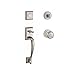 Baldwin FDNAPXTRATRR150 Reserve Full Dummy Handleset Napa x Traditional with Traditional Round Rose in Satin Nickel Finish