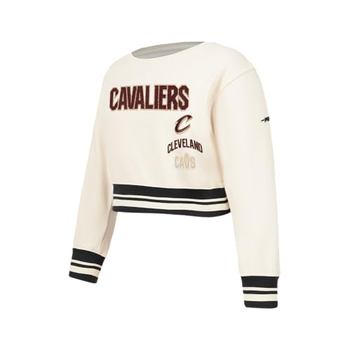Image of Pro Standard Big Girls NBA Retro Classics Fleece Crewneck Sweatshirt