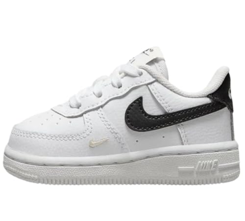 Nike Boy's Mid-Top Force 1 Low Se 40Th (Td)-White/Black-White-Fj2888-100-3.5 UK