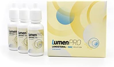 LumenPro Pet Eye Drops - Advanced Vision Support Eye Drops for Dogs with Cataracts - Lanosterol Eye Drops with Antioxidants +NAC Solution - Value Pack 3x10ml Cataract Drops for Dogs, Cats, and Horses