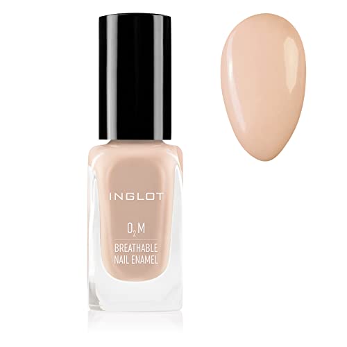 Inglot O2M Atmungsaktiver Nagellack, Luft-und Wasserdurchlässig, Hält den Nagel Langanhaltend in Optimalem Zustand…