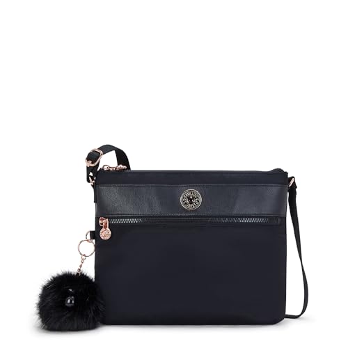 Kipling Ambrosia Crossbody Bag Jet Black Satin Wk
