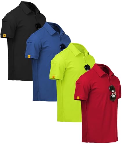 Image of ZITY Golf Polo Shirts for Men Moisture Wicking Short Sleeve Athletic Tshirt