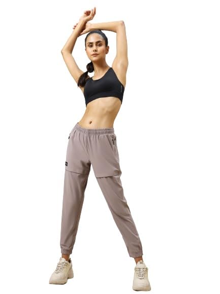 Image of TECHNOSPORT Women's Athletic Fit Mid Rise Track Pant
