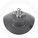 Healeved 4 Pieces Commercial Grade Pvc Suction Cups for French Fry Machine Feet, Industrial Plastic Fixing Suction Cups for Sausage Stuffer and Fryer Equipment